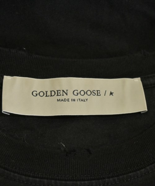GOLDEN GOOSE（ゴールデングース）Tシャツ・カットソー 黒 サイズ:M メンズ/2200685363072