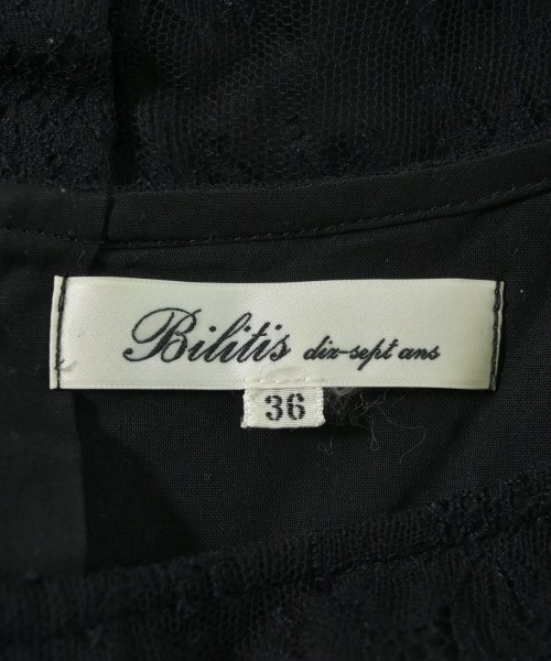 Bilitis dix-sept ans（ビリティスディセッタン）ブラウス 黒 サイズ:36(S位) レディース/2200729162111