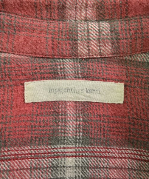 Inpaichthys Kerri（インパクティスケリー）カジュアルシャツ 赤 サイズ:S メンズ/2200648007067