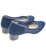 Odette e Odile（オデット　エ　オディール）パンプス 紺 サイズ:25cm レディース/2200667814165