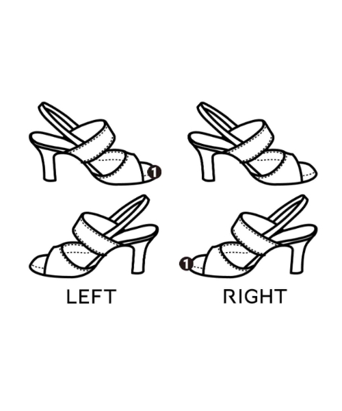 Odette e Odile（オデット　エ　オディール）サンダル 黒 サイズ:25cm レディース/2200644389051