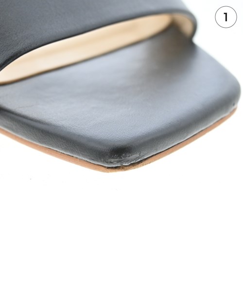 Odette e Odile（オデット　エ　オディール）サンダル 黒 サイズ:25cm レディース/2200644389051