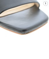 Odette e Odile（オデット　エ　オディール）サンダル 黒 サイズ:25cm レディース/2200644389051