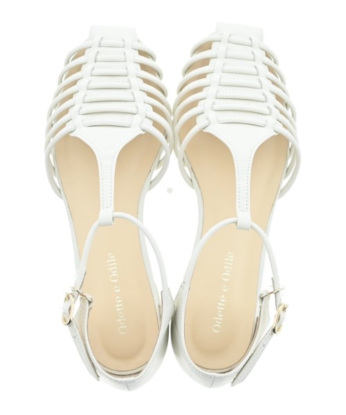 Odette e Odile（オデット　エ　オディール）サンダル 白 サイズ:22.5cm レディース/2200618661077