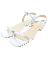 Odette e Odile（オデット　エ　オディール）サンダル シルバー サイズ:23.5cm レディース/2200703824028