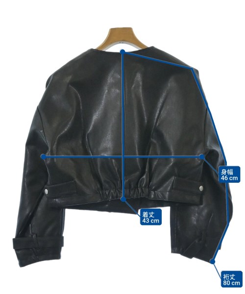 mysty woman（ミスティーウーマン）ライダース 黒 サイズ:F レディース/2200611889027