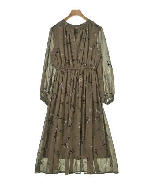 mysty woman（ミスティーウーマン）ワンピース 茶 サイズ:F レディース/2200629701014