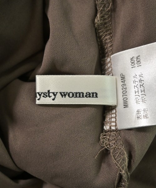 mysty woman（ミスティーウーマン）ワンピース 茶 サイズ:F レディース/2200629701014