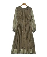 mysty woman（ミスティーウーマン）ワンピース 茶 サイズ:F レディース/2200629701014