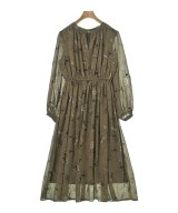 mysty woman（ミスティーウーマン）ワンピース 茶 サイズ:F レディース/2200629701014