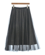 mysty woman（ミスティーウーマン）ロング・マキシ丈スカート 黒 サイズ:F レディース/2200610710148