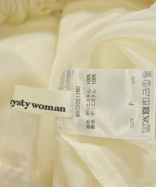 mysty woman（ミスティーウーマン）ロング・マキシ丈スカート 白 サイズ:F レディース/2200612430013
