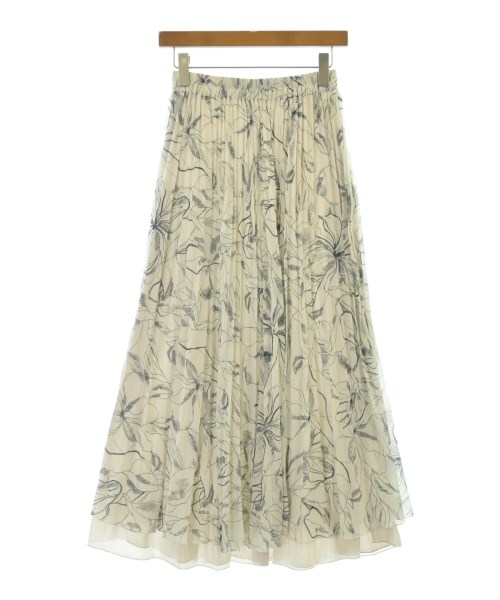 mysty woman（ミスティーウーマン）ロング・マキシ丈スカート ベージュ サイズ:M レディース/2200609798027