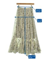 mysty woman（ミスティーウーマン）ロング・マキシ丈スカート グレー サイズ:F レディース/2200609798034