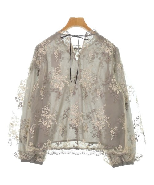 mysty woman（ミスティーウーマン）ブラウス グレー サイズ:F レディース/2200614478198