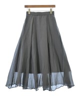 mysty woman（ミスティーウーマン）ロング・マキシ丈スカート グレー サイズ:F レディース/2200669586084