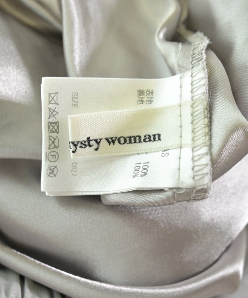 mysty woman（ミスティーウーマン）ロング・マキシ丈スカート グレー サイズ:F レディース/2200674880016
