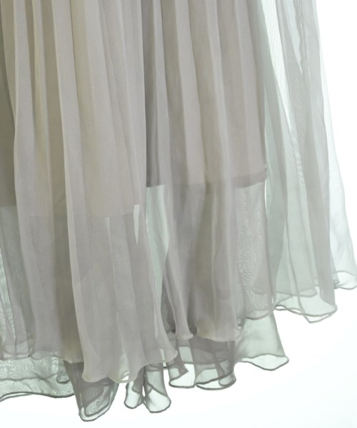 mysty woman（ミスティーウーマン）ロング・マキシ丈スカート グレー サイズ:F レディース/2200674880016