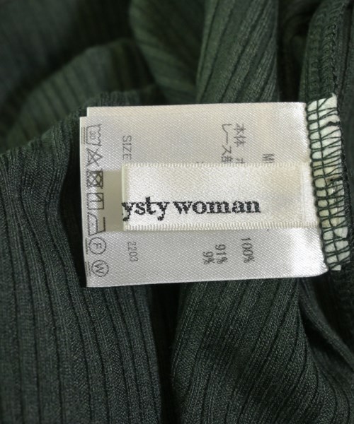 mysty woman（ミスティーウーマン）Tシャツ・カットソー 緑 サイズ:F レディース/2200709857013
