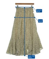 mysty woman（ミスティーウーマン）ロング・マキシ丈スカート ベージュ サイズ:F レディース/2200638939019