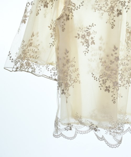 mysty woman（ミスティーウーマン）ブラウス ベージュ サイズ:F レディース/2200646508016