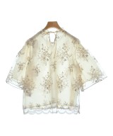 mysty woman（ミスティーウーマン）ブラウス ベージュ サイズ:F レディース/2200646508016