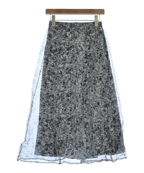 mysty woman(ミスティーウーマン)ロング・マキシ丈スカート グレー サイズ:F/2200659611093