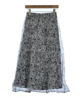 mysty woman（ミスティーウーマン）ロング・マキシ丈スカート グレー サイズ:F レディース/2200659611093