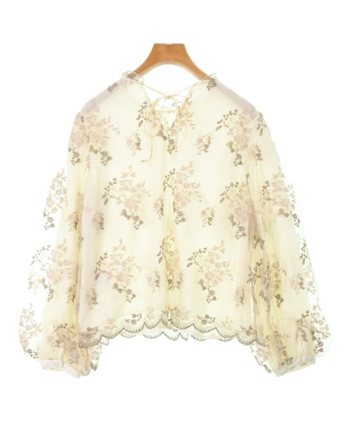 mysty woman（ミスティーウーマン）ブラウス ベージュ サイズ:F レディース/2200666285102