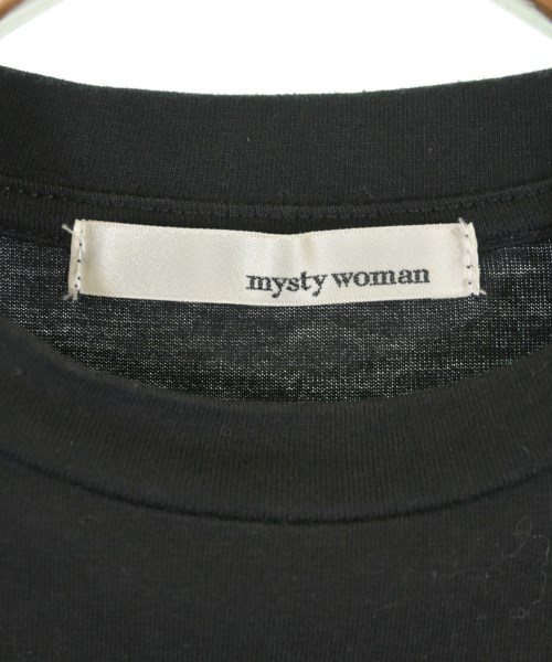 mysty woman（ミスティーウーマン）Tシャツ・カットソー 黒 サイズ:F レディース/2200718312169