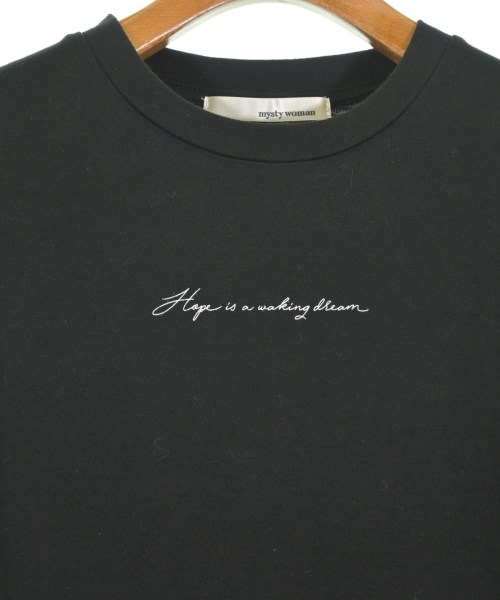 mysty woman（ミスティーウーマン）Tシャツ・カットソー 黒 サイズ:F レディース/2200718312169