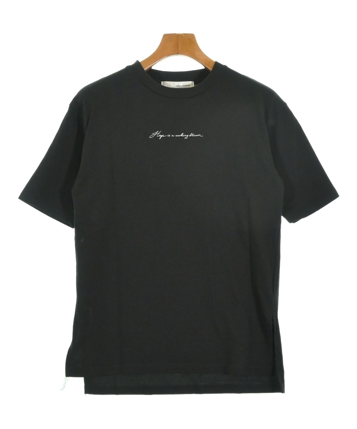 mysty woman（ミスティーウーマン）Tシャツ・カットソー 黒 サイズ:F
