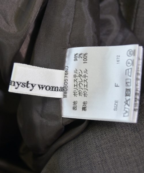 mysty woman（ミスティーウーマン）ロング・マキシ丈スカート 茶 サイズ:F レディース/2200724613106