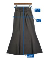 mysty woman（ミスティーウーマン）ロング・マキシ丈スカート 茶 サイズ:F レディース/2200724613106