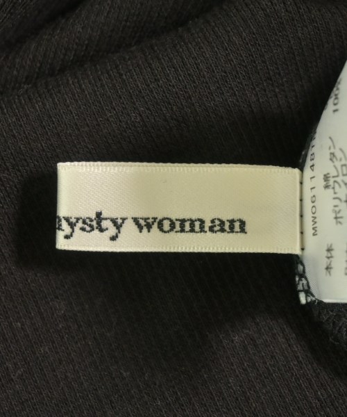 mysty woman（ミスティーウーマン）Tシャツ・カットソー 黒 サイズ:F レディース/2200724613151