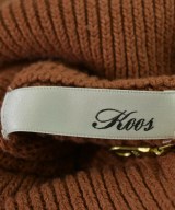 KOOS（クース）カーディガン 茶 サイズ:F レディース/2200672978012