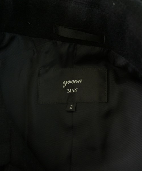 green MAN（グリーンマン）ピーコート 黒 サイズ:2(M位) メンズ/2200693758136