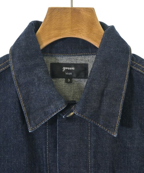 green MAN（グリーンマン）デニムジャケット 紺 サイズ:3(L位) メンズ/2200647344040