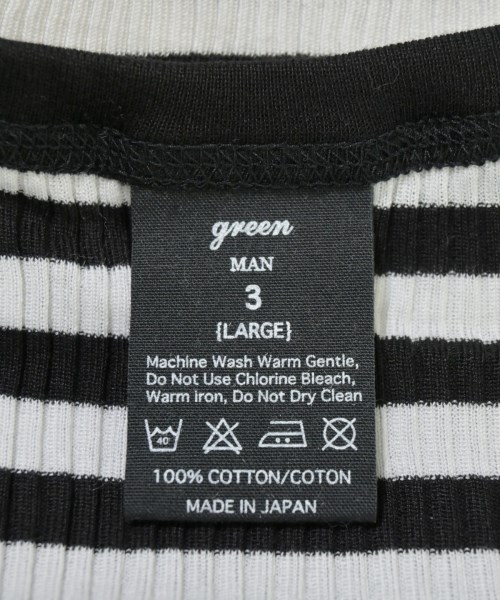 green MAN（グリーンマン）Tシャツ・カットソー 白 サイズ:3(L位) メンズ/2200702147173