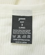 green MAN（グリーンマン）Tシャツ・カットソー 白 サイズ:3(L位) メンズ/2200689787874