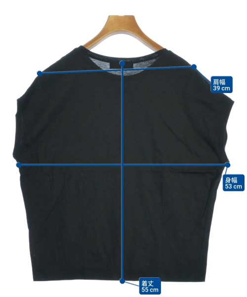 JUSGLITTY（ジャスグリッティ）Tシャツ・カットソー 黒 サイズ:2(M位) レディース/2200630024034