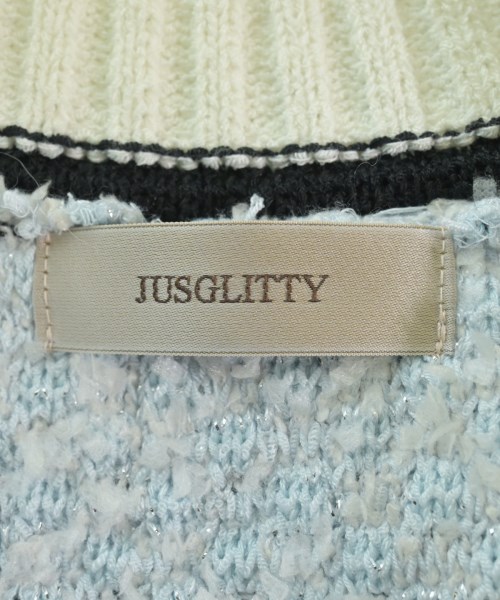 JUSGLITTY（ジャスグリッティ）カーディガン 青 サイズ:2(M位) レディース/2200621906011