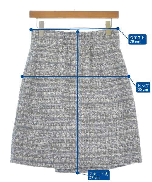 JUSGLITTY（ジャスグリッティ）ロング・マキシ丈スカート 青 サイズ:2(M位) レディース/2200636119055