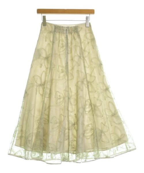 JUSGLITTY（ジャスグリッティ）ロング・マキシ丈スカート 緑 サイズ:0(XS位) レディース/2200627567025