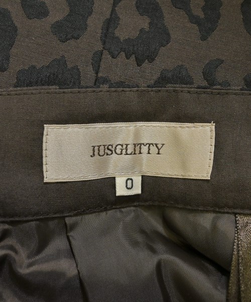 JUSGLITTY（ジャスグリッティ）ロング・マキシ丈スカート 茶 サイズ:0(XS位) レディース/2200627567094