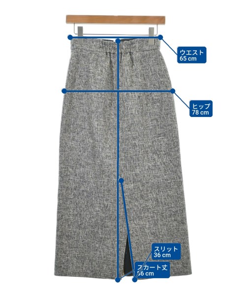 JUSGLITTY（ジャスグリッティ）ロング・マキシ丈スカート グレー サイズ:0(XS位) レディース/2200627567186