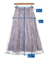 JUSGLITTY（ジャスグリッティ）ロング・マキシ丈スカート 紫 サイズ:0(XS位) レディース/2200627567193