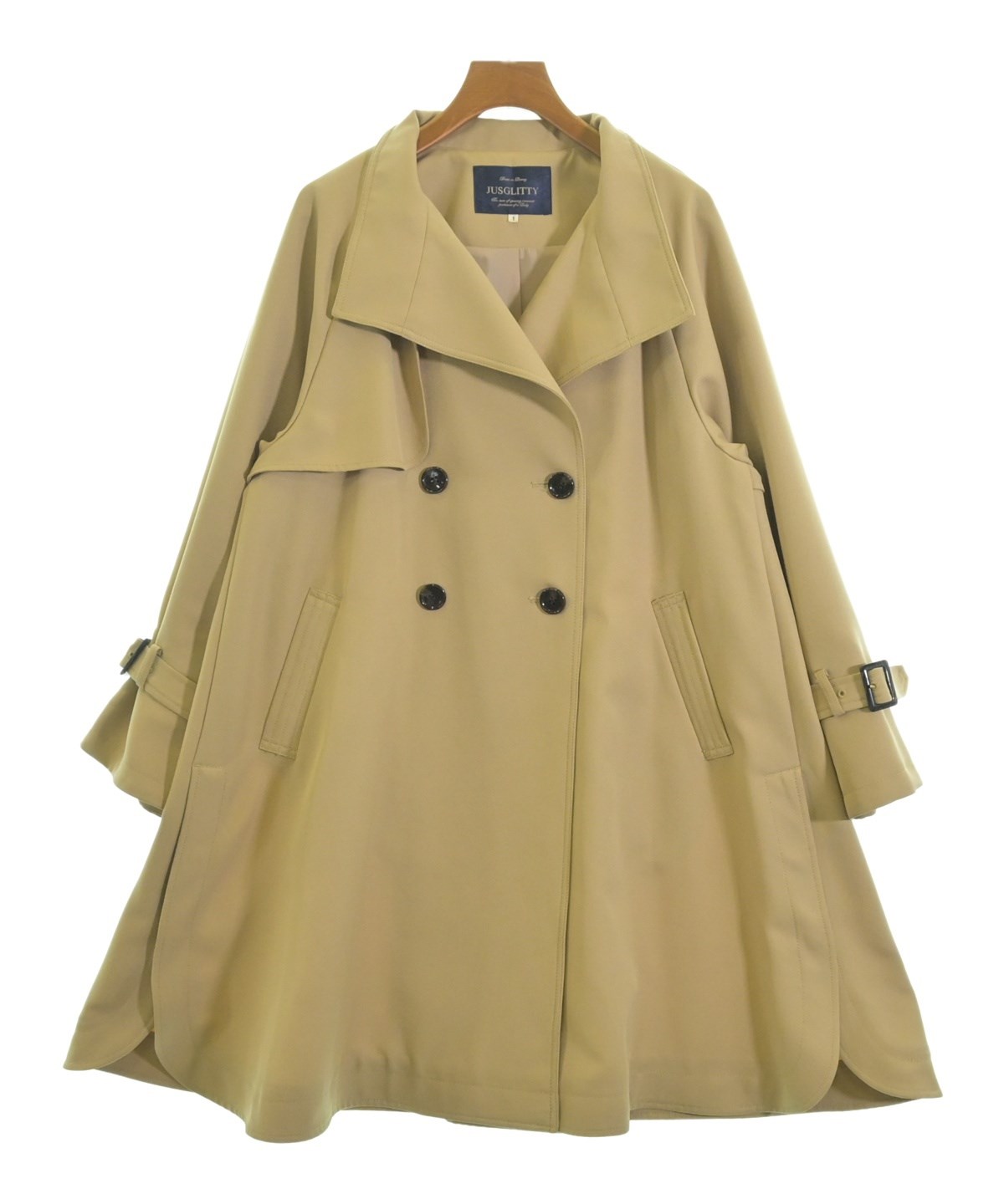 JUSGLITTY（ジャスグリッティ）トレンチコート ベージュ サイズ:1(S位