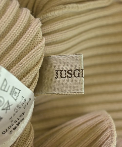 JUSGLITTY（ジャスグリッティ）ニット・セーター ベージュ サイズ:2(M位) レディース/2200636601048