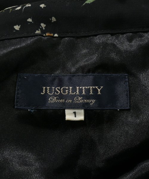 JUSGLITTY（ジャスグリッティ）ワンピース 黒 サイズ:1(S位) レディース/2200618010356